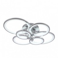 Distribuidor - Lâmpadas Diversas | Lâmpadas Modernas | PLAFON SYDNEY 134W 3000-4000-6500K CROMO 17X74X57 CM 18090LM REGULABLE,MEMORIA Y C.REMOTO Ref: 155986020